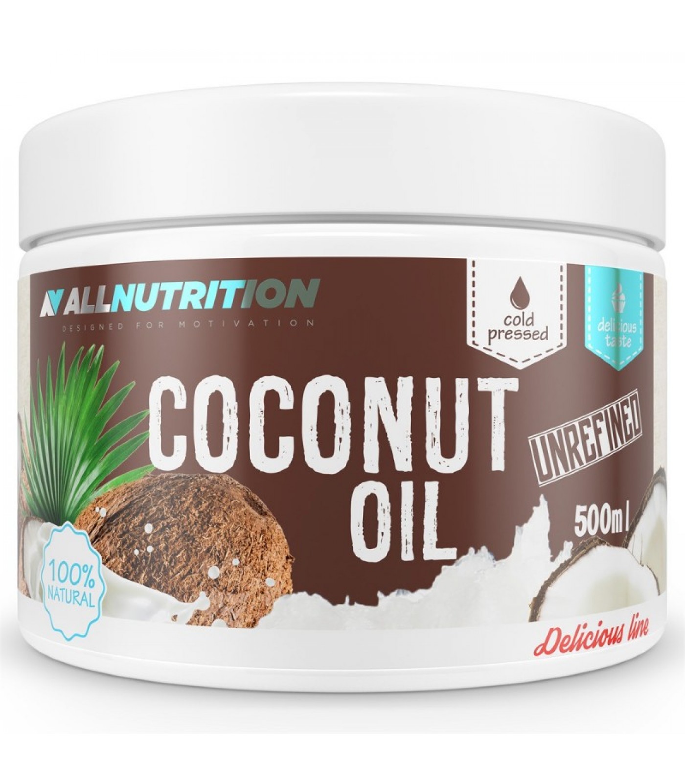 Allnutrition Coconut Oil Unrefined - Кокосово Масло / 500ml